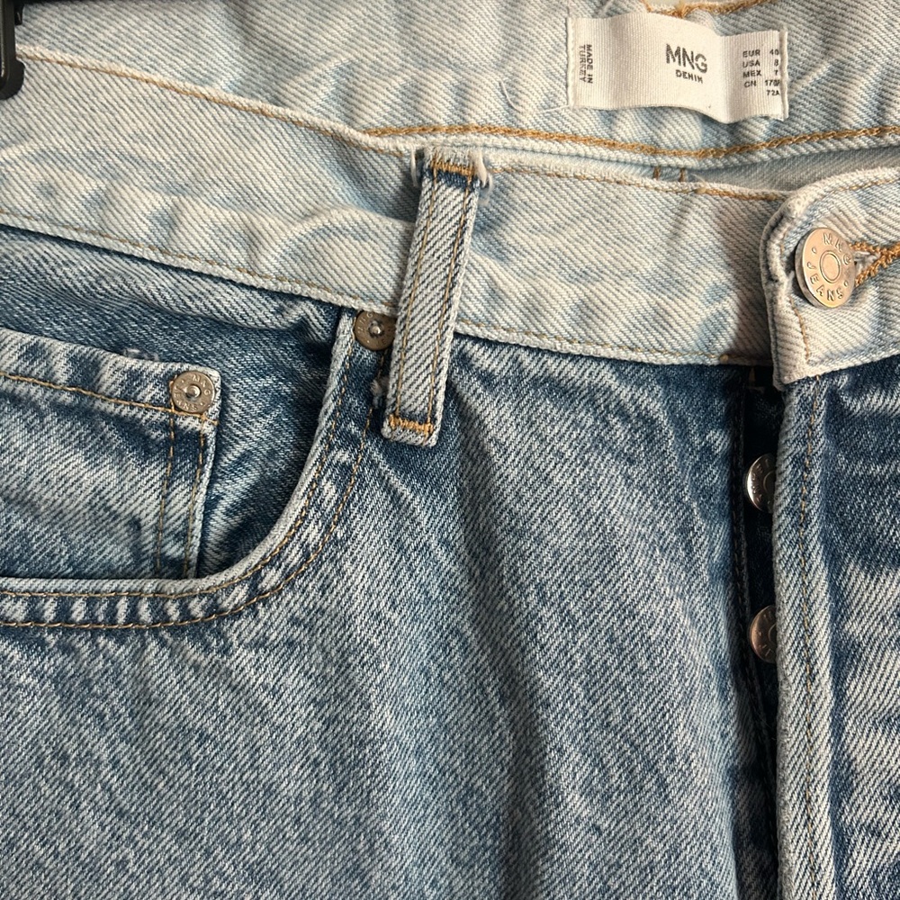 Mango “Cindy” Two-Tone Jeans - Picture 4 of 9